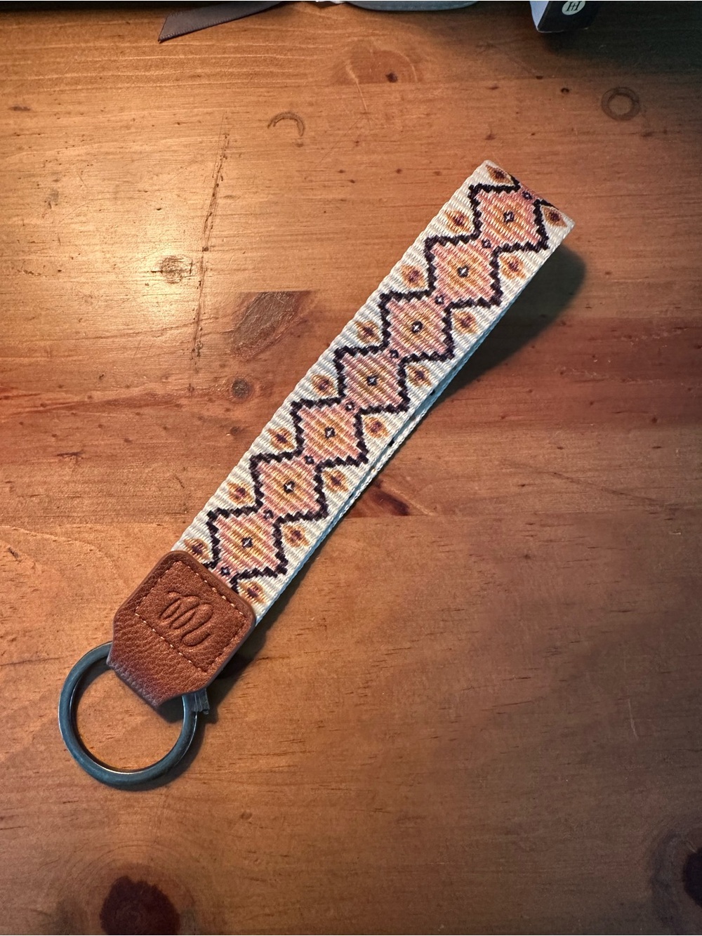 Wrangler Aztec Wristlet Keychain